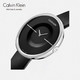 Calvin Klein CK凯文克莱（Calvin Klein）MANIA 小盘子系列 黑盘皮革表带 石英女表KAG231C1（表盘:38MM）