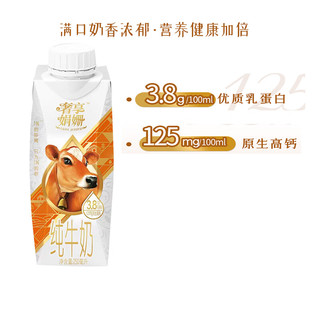 Huishan 辉山 奢享娟姗3.8g纯牛奶 250ml