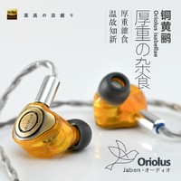 Jaben Oriolus isabellae铜黄鹂入耳式单动圈HiFi耳机 老人家出品