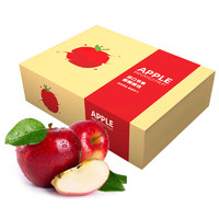 Mr.Seafood 京鲜生 进口皇后红玫瑰苹果 特级果12粒礼盒装 单果重约130-170g 爆款热卖