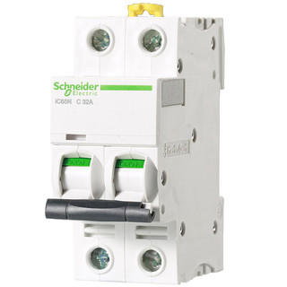 Schneider Electric 施耐德电气 A9F18232R 双进双出断路器 2P 32A