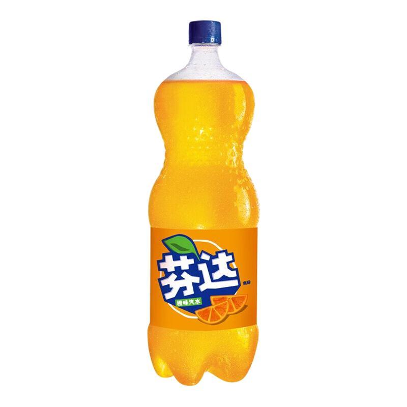 Fanta 芬达 橙味汽水 888ml*3瓶