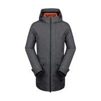 Jack Wolfskin 狼爪 EVERYDAY OUTDOOR系列 男子三合一冲锋衣 5120211-6206 黑花灰色 XS