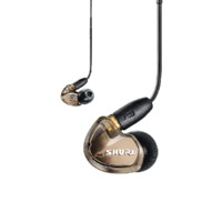 SHURE 舒尔 SE535 入耳式挂耳式动铁有线耳机 碳金色 3.5mm