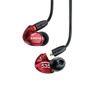 SHURE 舒尔 SE535 入耳式挂耳式动铁有线耳机 红色 3.5mm