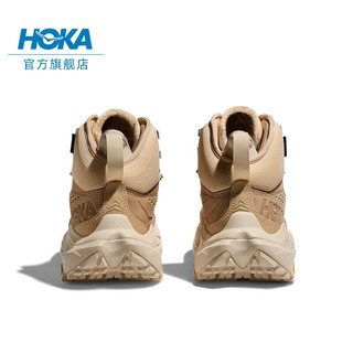 HOKA ONE ONE 男女款卡哈2中邦徒步鞋Kaha 2 GTX皮革减震防水支撑 流沙色/蛋酒色-男女款 42.5/270mm 39/245mm 流沙色/蛋酒色-男女款