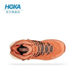 HOKA ONE ONE 男女款卡哈2中邦徒步鞋Kaha 2 GTX皮革减震防水支撑 流沙色/蛋酒色-男女款 42.5/270mm 36/220mm 落日红/陶土红-女