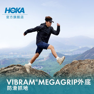 HOKA ONE ONE 男女款卡哈2中邦徒步鞋Kaha 2 GTX皮革减震防水支撑 流沙色/蛋酒色-男女款 黑色 / 黑色-男