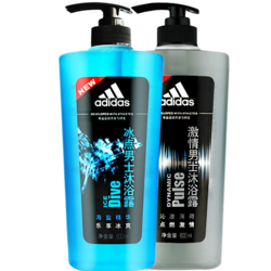 adidas 阿迪达斯 男士沐浴露600ml*2