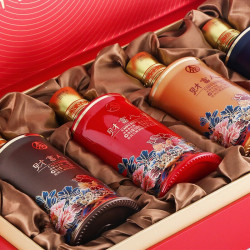 五粮液52度财富人生*花开富贵 52度500ml*4礼盒装