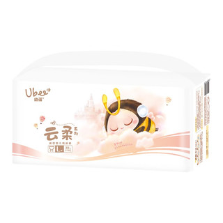 Ubee幼蓓云柔婴儿拉拉裤成长裤 柔软瞬吸干爽低反渗 L-XL-XXL-XXXL码 乐友 L码32片