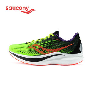 Saucony索康尼跑步鞋运动鞋男女厦门城市特别款Endorphin Speed啡速2 萤光绿-65 41