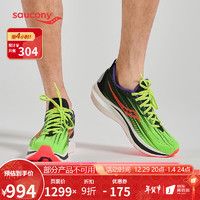 Saucony索康尼跑步鞋运动鞋男女厦门城市特别款Endorphin Speed啡速2 萤光绿-65 41