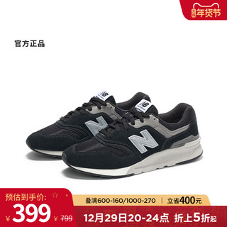 New Balance NB官方正品男鞋女鞋运动复古休闲鞋997H系列CM997HCB 45 脚长29cm 黑色 HCC CM997HCC