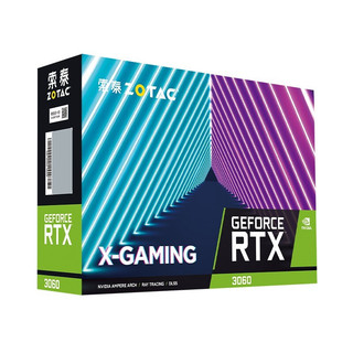 ZOTAC 索泰 GeForce RTX 3060 12GD6 X GAMING 显卡 12GB 粉色