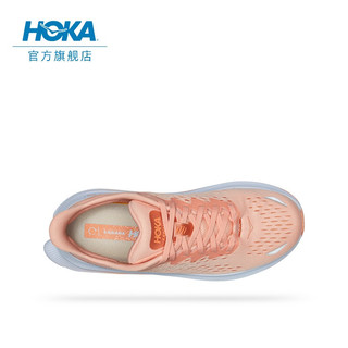 HOKA ONE ONE 男女鞋卡瓦纳公路跑步鞋Kawana透气减震耐磨新款 桃粉 / 贝壳橘-女 36/220mm