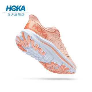HOKA ONE ONE 男女鞋卡瓦纳公路跑步鞋Kawana透气减震耐磨新款 桃粉 / 贝壳橘-女 36/220mm
