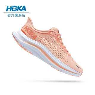 HOKA ONE ONE 男女鞋卡瓦纳公路跑步鞋Kawana透气减震耐磨新款 桃粉 / 贝壳橘-女 36/220mm