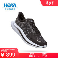 HOKA ONE ONE 男女鞋卡瓦纳公路跑步鞋Kawana透气减震耐磨新款 黑色/白色-男 44/280mm