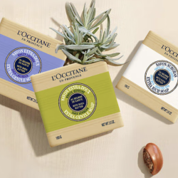 loccitane欧舒丹洁肤香皂套装礼盒牛奶薰衣草马鞭草温和清洁元宵节伴