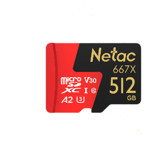 Netac 朗科 P500 超至尊 PRO Micro-SD存储卡（V30、U3、A2）