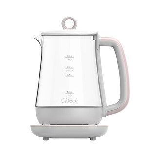 美的（Midea）电水壶养生壶煮茶壶电热水壶热水壶1.5L烧水壶MK-GE1531 粉色