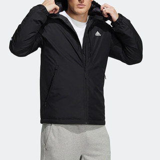 adidas Adidas阿迪达斯羽绒服男秋冬季新款户外出行防风保暖运动服外套H23080 黑色/H23080 A/M(175/96A)