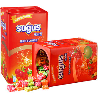 sugus 瑞士糖 550g+413g 铁盒装组合