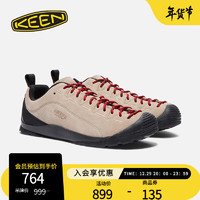 KEEN 官方 新品 JASPER 经典山系配色户外鞋露营休闲防滑徒步鞋男 银貂色-1002672 42男