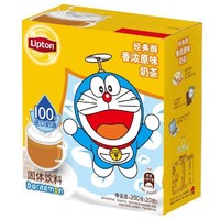 Lipton 立顿 哆啦A梦奶茶香浓原味十年经典英式金装20条装多口味组合