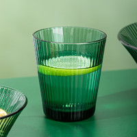 青苹果 玻璃杯 墨绿色