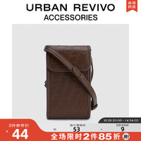 URBAN REVIVO 2022新品女士时尚压印手机包斜挎小方包AW35TABF2000