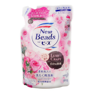 Kao 花王 洗衣液香味持久补充装日本进口含柔顺剂玫瑰香680g*5袋