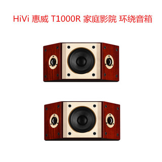 惠威(HIVI) T1000R 偶极型环绕音箱 HIFI 书架式AV音箱 5英寸专业中低音