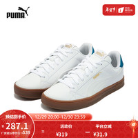 PUMA彪马官方 新款男女同款情侣复古休闲板鞋 SMASH VULC 380752 白-白-蓝色-08 39