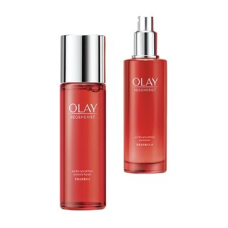 OLAY 玉兰油 大红瓶胜肽精华水乳套装紧致补水保湿抗皱护肤品礼盒生日礼物