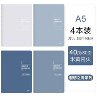 M&G 晨光 A5多系列笔记本 4本装