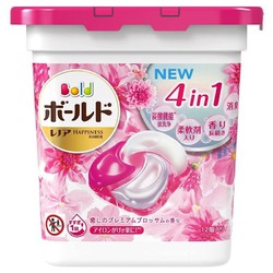 P&G 宝洁 洗衣凝珠4D洗衣球3盒日本进口柔顺护衣留香超浓缩香氛粉甜美花香