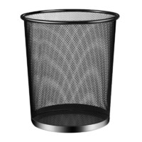 MR 妙然 家用中号分类金属铁网垃圾桶 厨房卫生间清洁桶办公环保纸篓240mm
