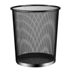 MR 妙然 家用中号分类金属铁网垃圾桶 厨房卫生间清洁桶办公环保纸篓240mm