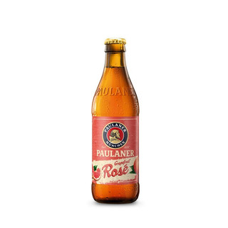 保拉纳（Paulaner）德国原装进口啤酒 Paulaner保拉纳柏龙啤酒小麦白啤酒 柏龙白啤500ml*20瓶玻璃 柏龙西柚玫瑰红啤酒330ml*12瓶
