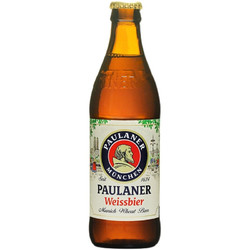 paulaner保拉纳柏龙白啤酵母型小麦啤酒500ml24听德国进口