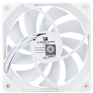 Thermalright 利民 TL-C12 Pro-W 120mm 机箱散热风扇 单个装