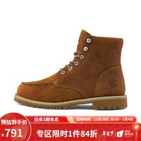 Timberland 男鞋新款户外休闲防水皮革高帮|A2EDR A2EDRW/铁锈色 44