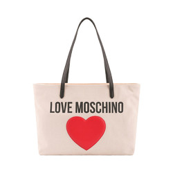 MOSCHINO 莫斯奇诺 女士帆布托特包 JC4330PP07KV