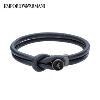 EMPORIO ARMANI 男士皮质手环 EGS2214020