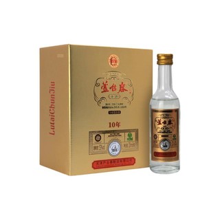 LU TAI CHUN 芦台春 老酒 银奖 10年 2010年 53%vol 酱香型白酒 100ml*6瓶 整箱装