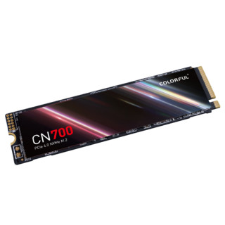 COLORFUL 七彩虹 M.2 NVMe PCIe3.0 SSD台式笔记本固态硬盘 长江存储颗粒 PCIe4.0 CN700 512G