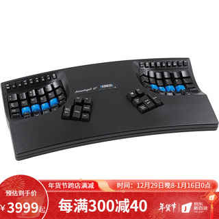 KINESIS Advantage2人体工学机械键盘有线分离式 樱桃MX静音红轴KB600LFQ 促