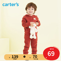 Carter's 孩特 carters 儿童套装冬季男女宝宝运动休闲套装连帽外套长裤两件套